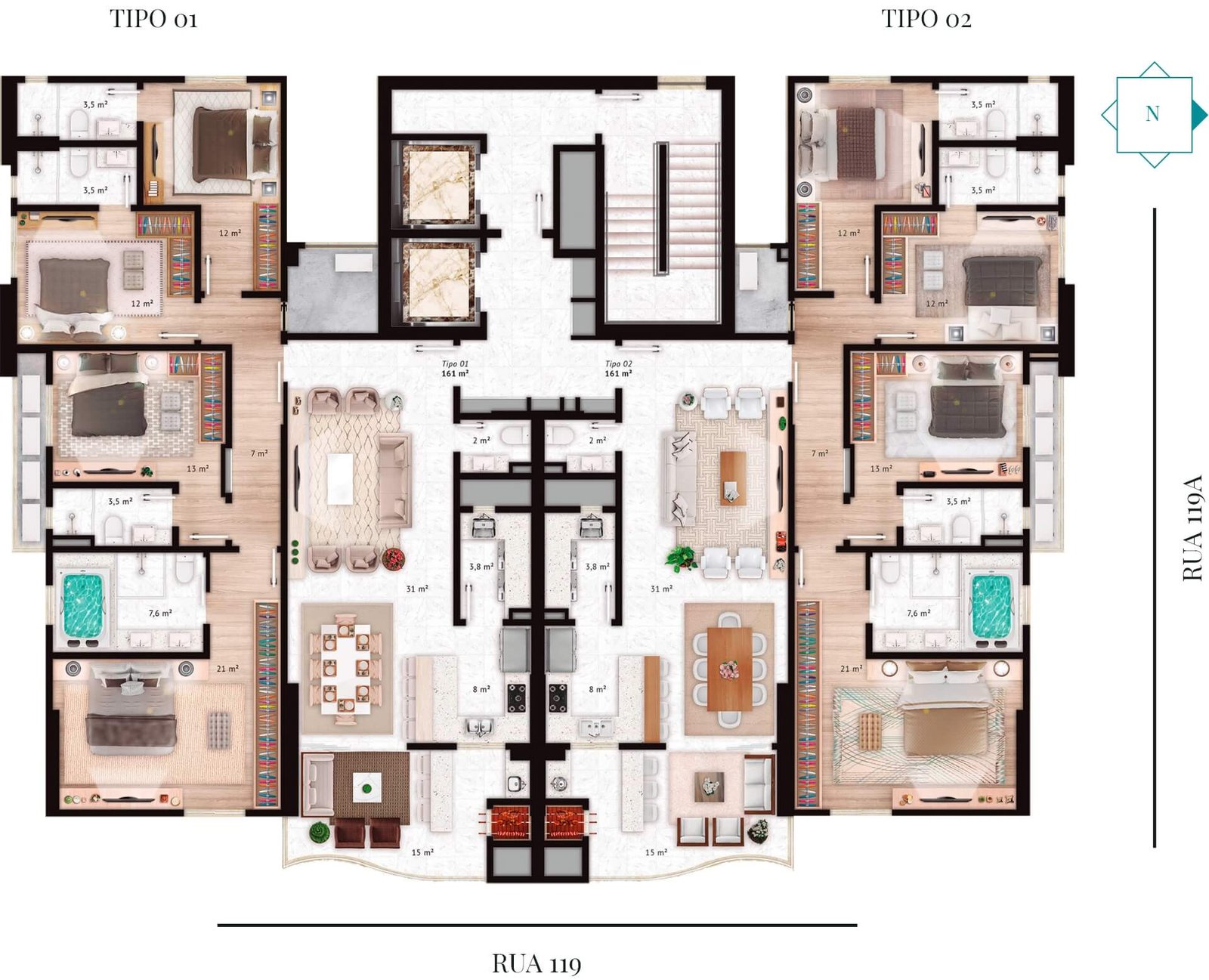 Apartamento, RISTRETTO, Centro