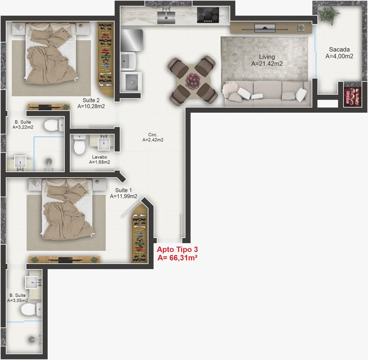 Apartamento, ACQUA, Morretes