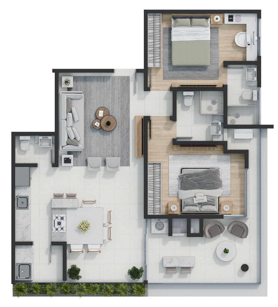 Apartamento, MARIO LAGO, Alto Perequê