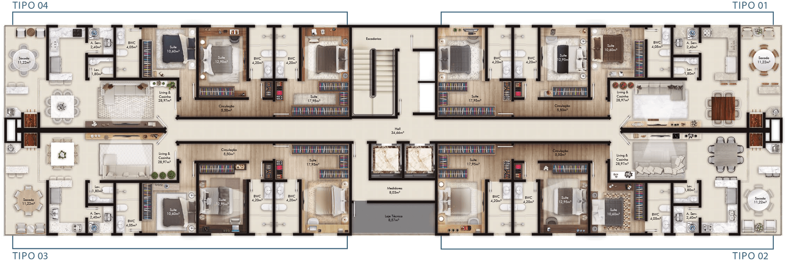 Apartamento, NAUTIK CLASS, Balneário Perequê