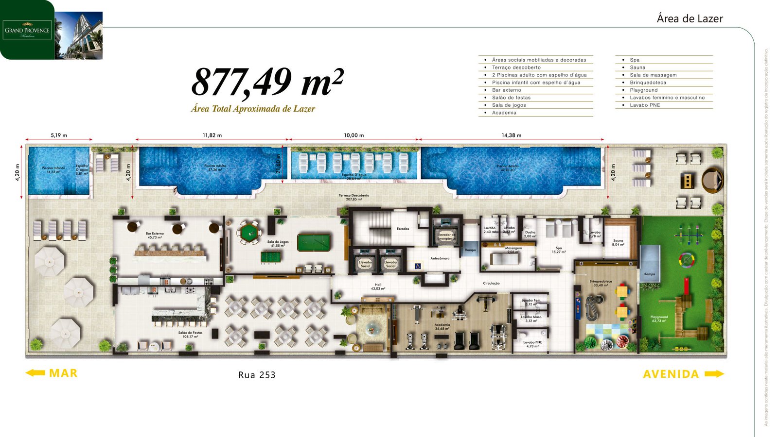 Apartamento, GRAND PROVENCE, Meia Praia
