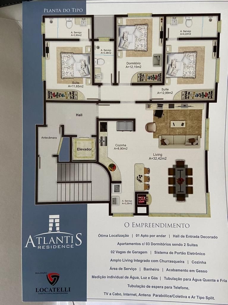 Apartamento, ATLANTIS, Meia Praia